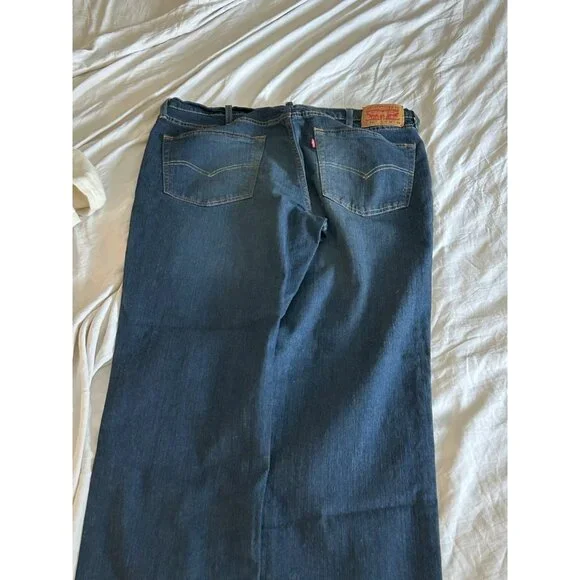 Men’s Levi's 541 Jeans 38x32 Blue Medium Wash Straight Leg Jeans - Picture 4 of 9